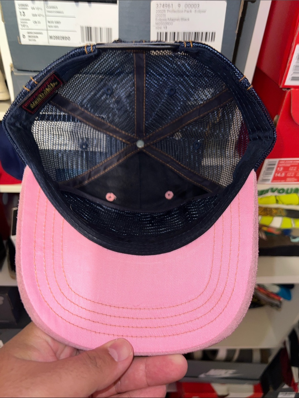 Von Dutch Pink Suede Trucker Hat - Picture 3 of 4